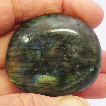Polished Labradorite Palm Stone from Madagascar