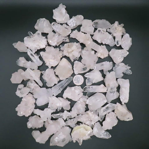 54 Arkansas Quartz Crystal Clusters