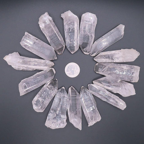 15 Arkansas Quartz Crystal Points