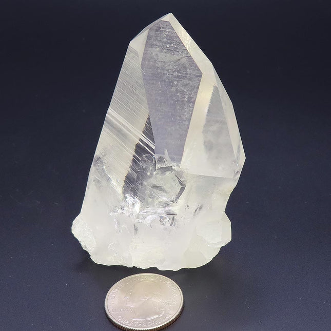 Arkansas Quartz Crystal Point with Rainbow