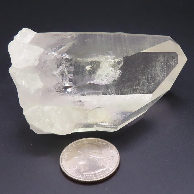 Arkansas Quartz Crystal Point with Rainbow