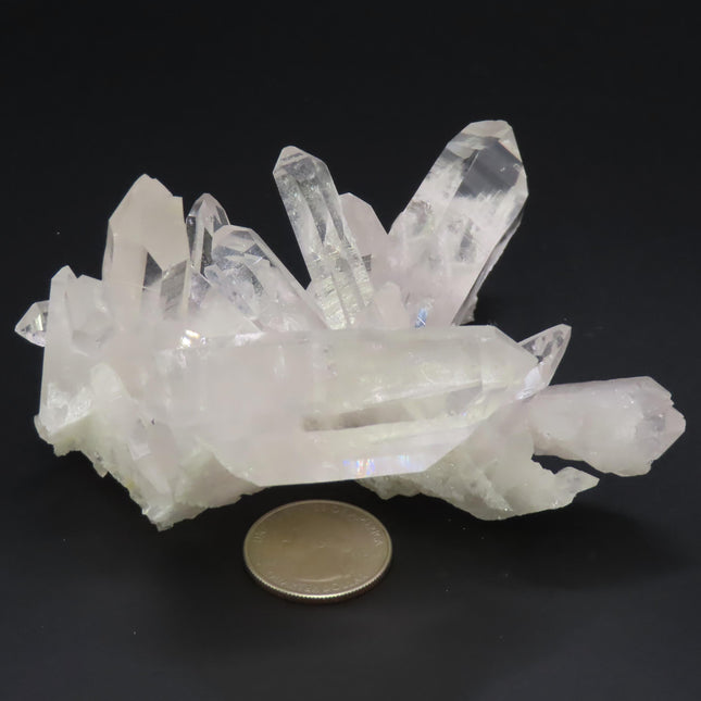 Arkansas Quartz Crystal Square Back Cluster with Time-Link Activations
