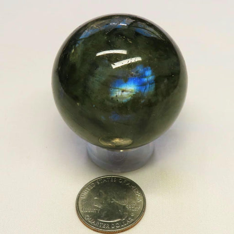 Polished Labradorite Sphere Ball from Madagascar