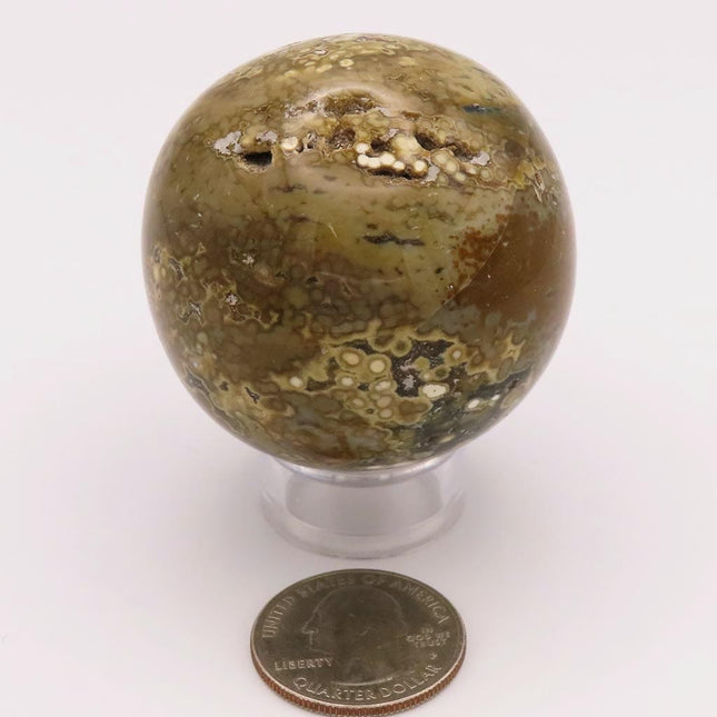 Polished Ocean Jasper Sphere Ball from Madagascar