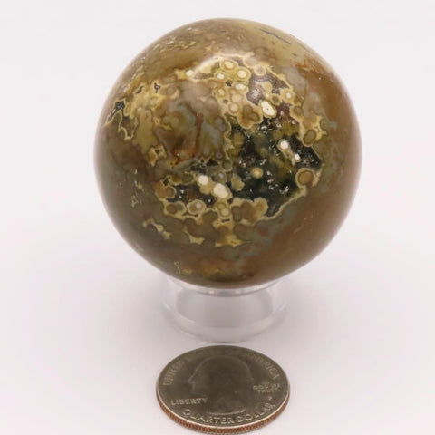 Polished Ocean Jasper Sphere Ball from Madagascar