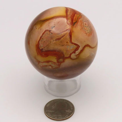 Polished Polychrome Jasper Sphere Ball from Madagascar
