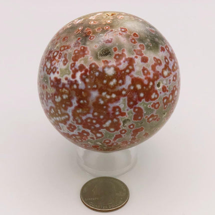 Polished Ocean Jasper Sphere Ball from Madagascar