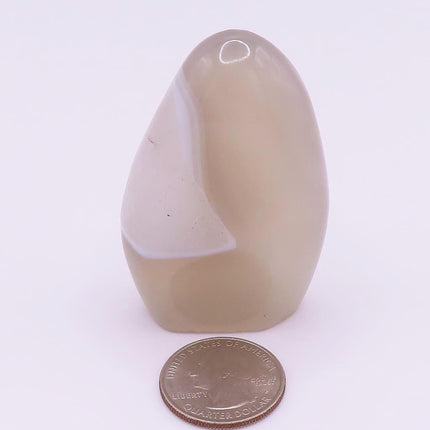 Polished Banded Agate Free Form from Madagascar