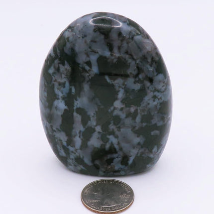 Polished Indigo Gabbro Free Form from Madagascar