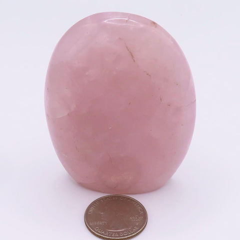 Polished Rose Quartz Crystal Free Form from Madagascar