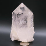 Arkansas Quartz Crystal Generator Point with Rainbows