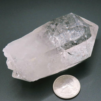 Arkansas Quartz Crystal Point with Self-Healed Base