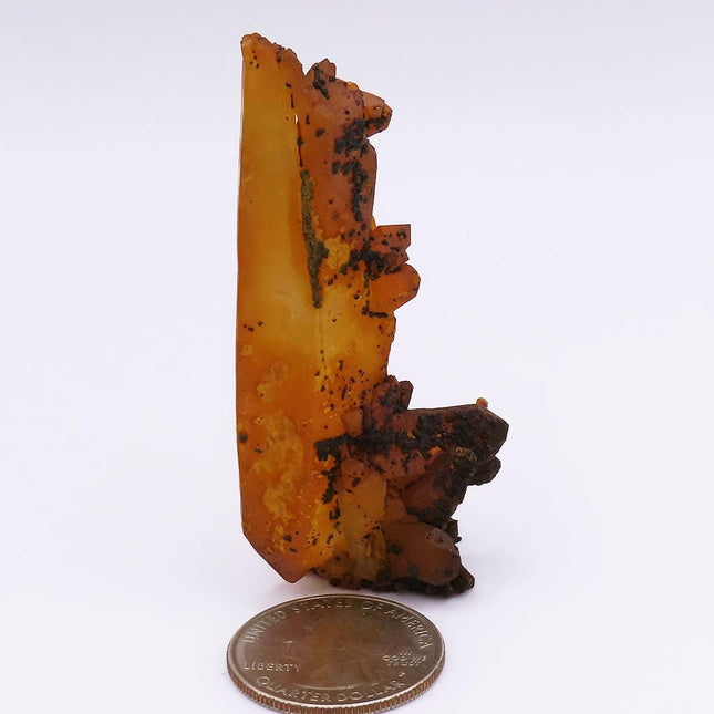 Arkansas Natural Uncleaned Quartz Crystal Partially Self-Healed Point