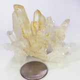 Arkansas Square Back Lemon Healer Quartz Crystal Cluster