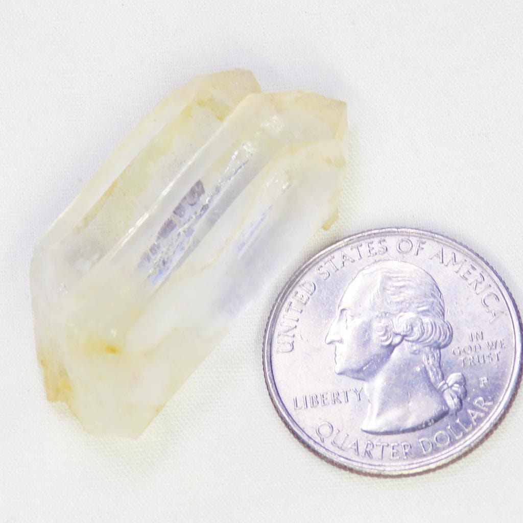 Arkansas Lemon Healer Quartz Crystal Twin Point