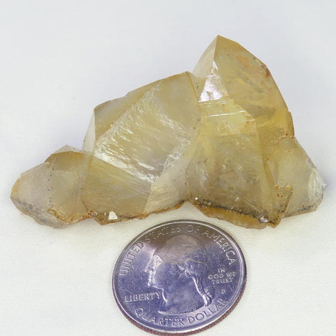 Arkansas Lemon Healer Quartz Crystal Cluster with Manganese Included