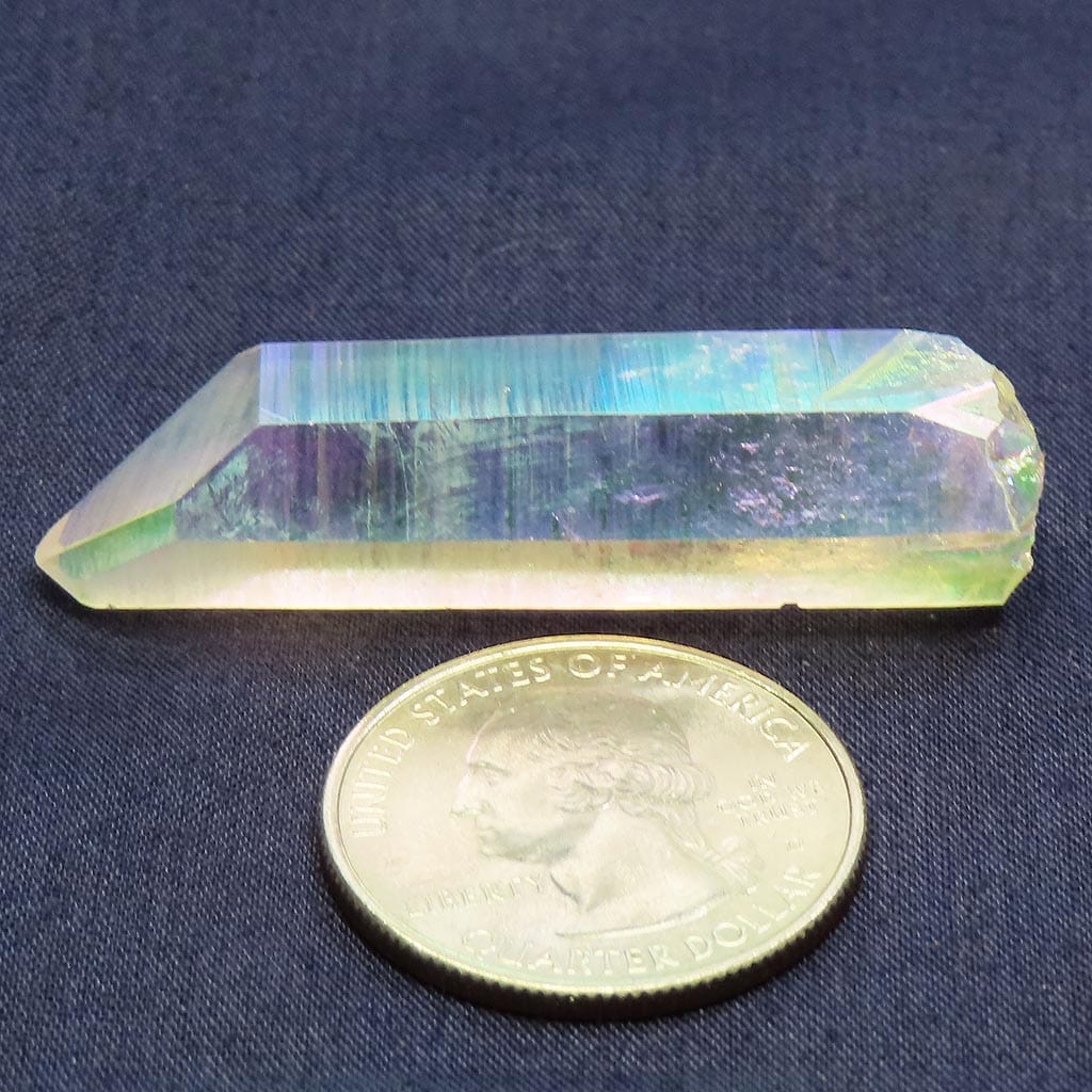 Opal or Angel Quartz Crystal Point from Arkansas