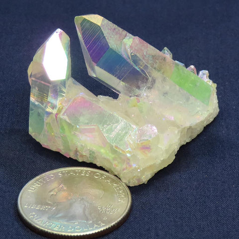 Opal or Angel Quartz Crystal Cluster from Arkansas