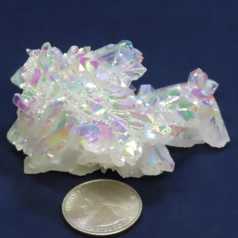 Opal or Angel Quartz Crystal Cluster from Arkansas