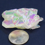 Opal or Angel Quartz Crystal Tabby Cluster from Arkansas