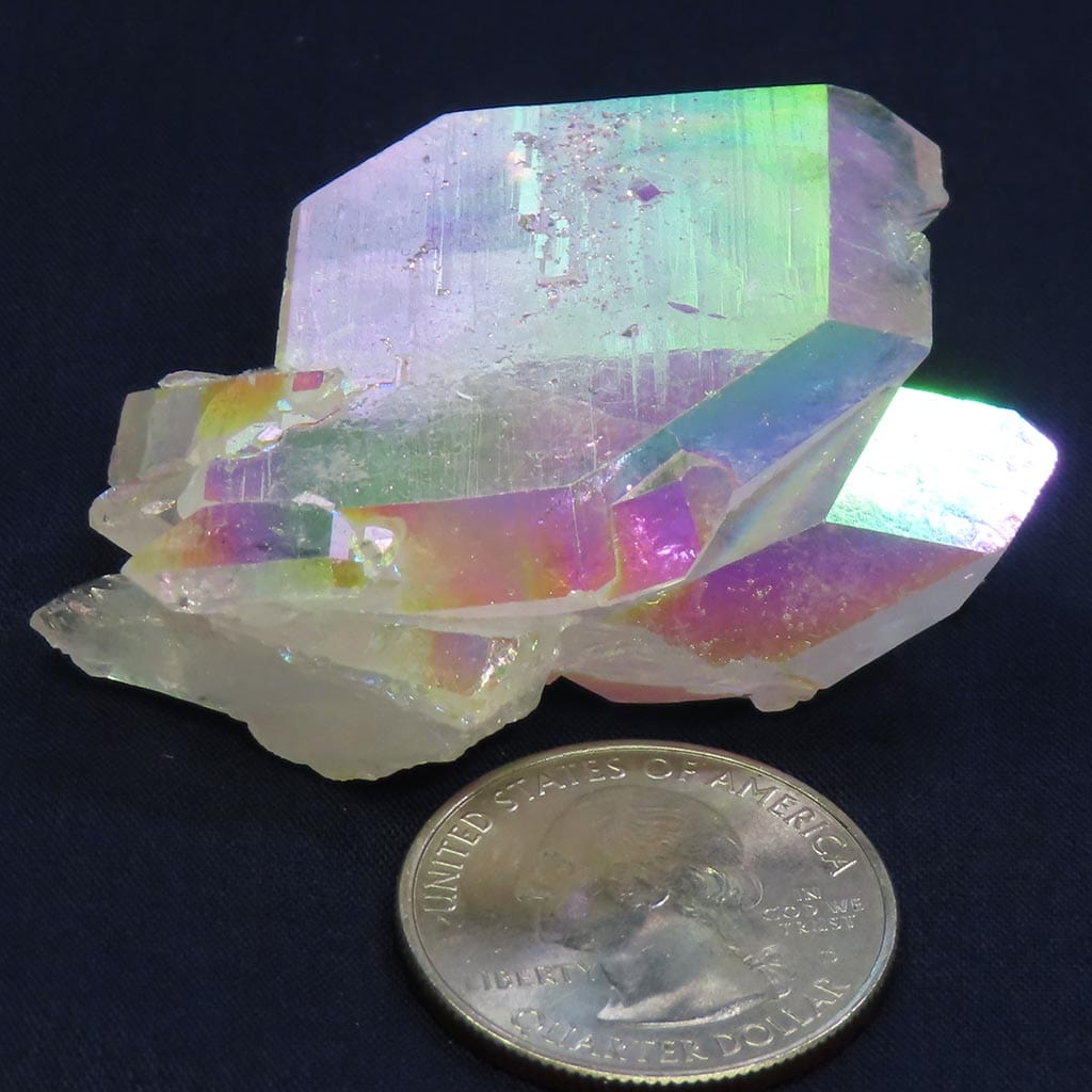 Opal or Angel Quartz Crystal Tabby Cluster from Arkansas