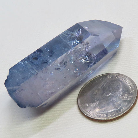 Blue Horizon Aura Quartz Crystal Point Time-Link Activation & Rainbows