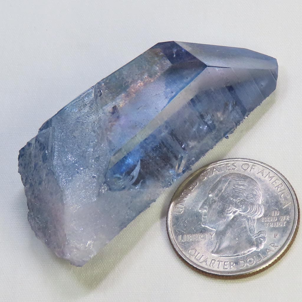 Blue Horizon Aura Quartz Crystal Point with Time-Link Activation