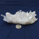 Arkansas Quartz Crystal Cluster with Time-Link Activations & Rainbows