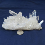 Arkansas Quartz Crystal Cluster with Time-Link Activations & Rainbows