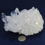 Arkansas Quartz Crystal Cluster with Rainbows