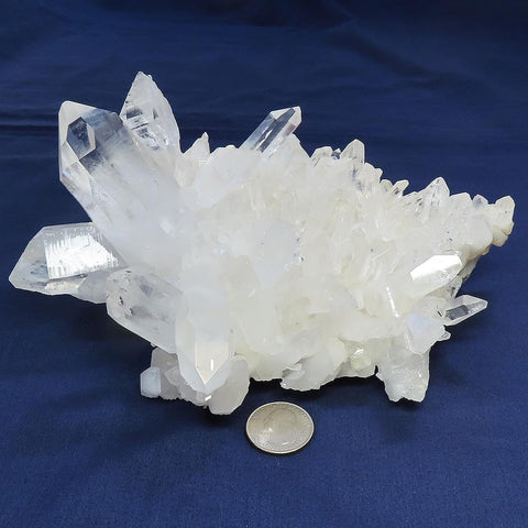 Larger Arkansas Quartz Crystal Cluster with Time-Link Activations