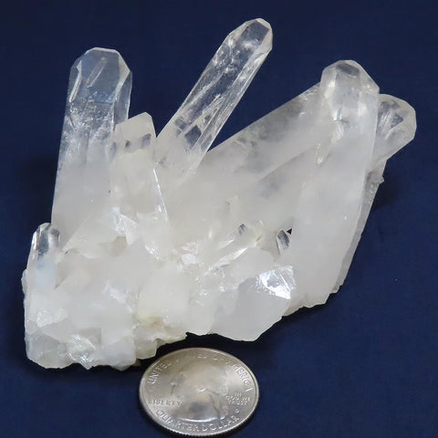 Arkansas Quartz Crystal Cluster with a Rainbow