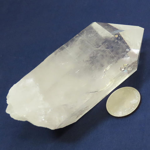 Arkansas Quartz Crystal Point with a Rainbow