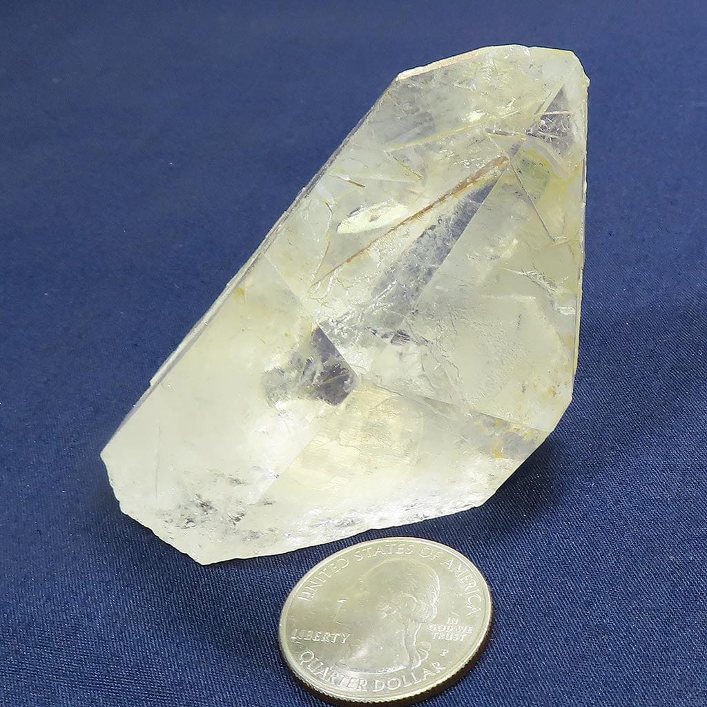 Arkansas Quartz Crystal Point with Etched Faces