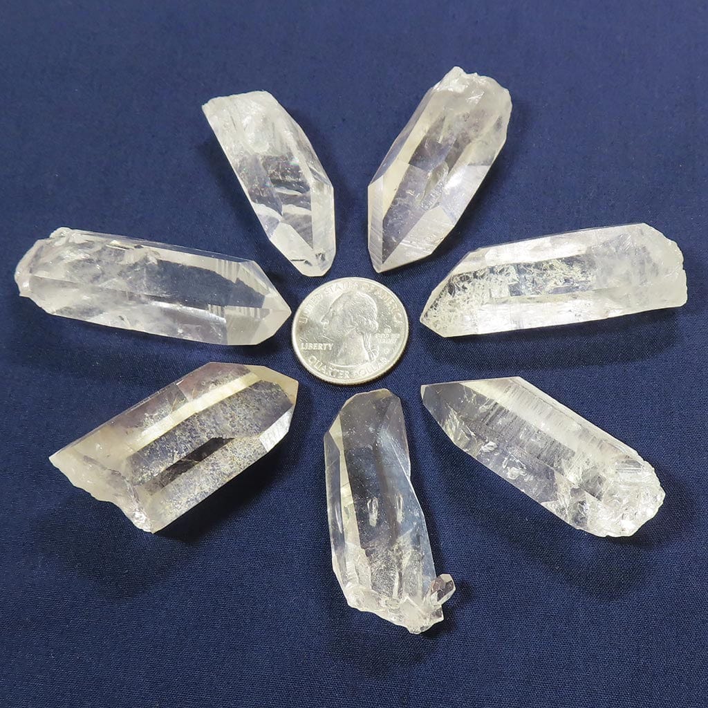 7 Arkansas Quartz Crystal Points