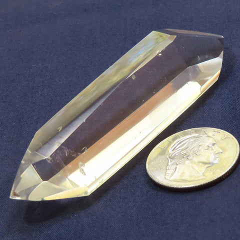 Polished Quartz Crystal Double Terminated Point from Brazil