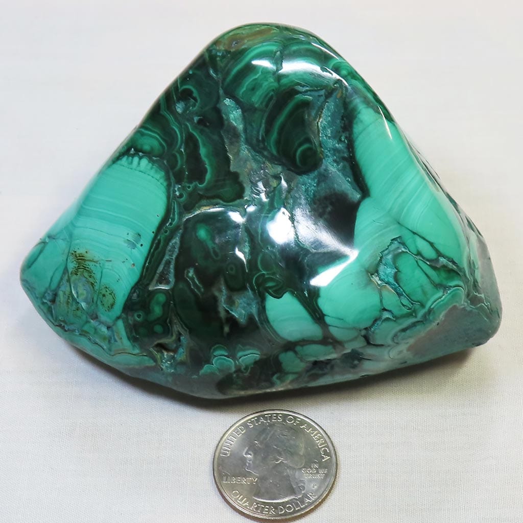 Polished Malachite Free Form from Democratic Republic of the Congo