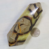 Polished Septarian Nodule Double Terminated Point from Madagascar