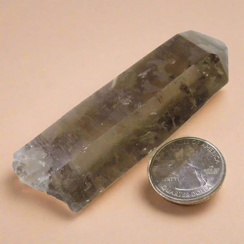 Smoky Quartz Crystal Point from Brazil