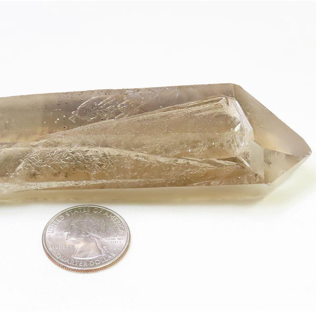 Smoky Quartz Crystal Double Terminated Point from Brazil