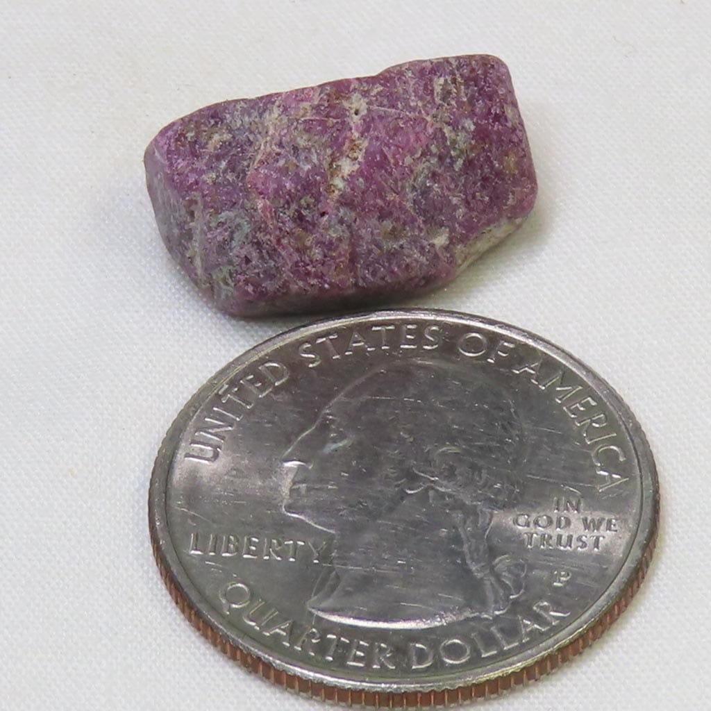 Raw Corundum Ruby from India