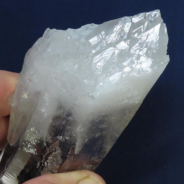 Arkansas Smoky Quartz Crystal Point with Self-Healed Base