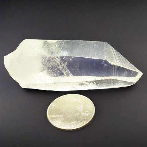 Arkansas Quartz Crystal Point with Time-Link Activation