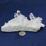 Arkansas Quartz Crystal Cluster with Twin Point