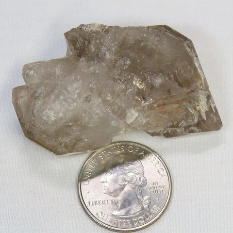 Arkansas Rare Smoky Skeletal Quartz Crystal DT with Rainbow