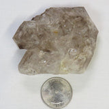 Arkansas Rare Smoky Skeletal Quartz Crystal Point with Rainbows