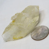 Arkansas Square Back Lemon Healer Quartz Crystal Self-Healed Point