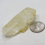 Arkansas Square Back Lemon Healer Quartz Crystal Self-Healed Point