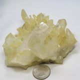 Arkansas Lemon Healer Quartz Crystal Cluster with Time-Link Activation