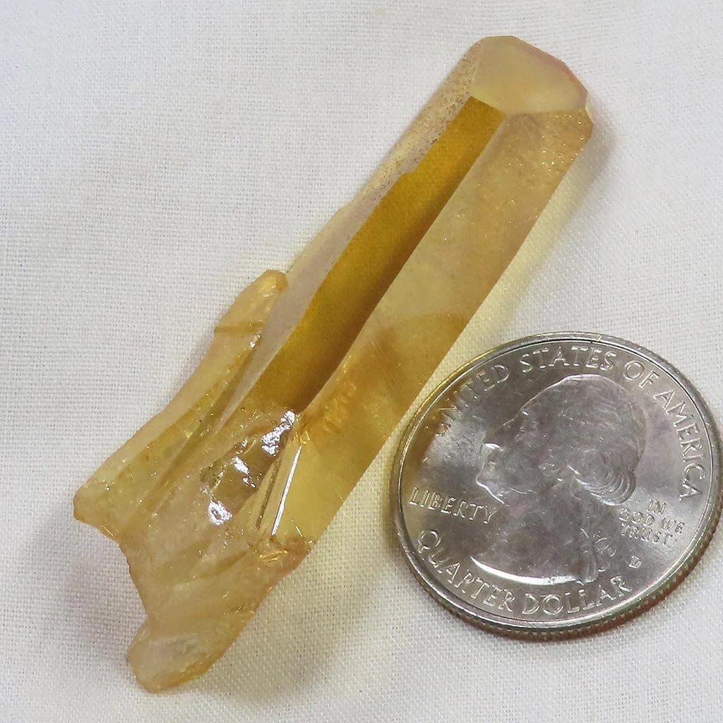 Sunrise Aura Quartz Crystal Point 